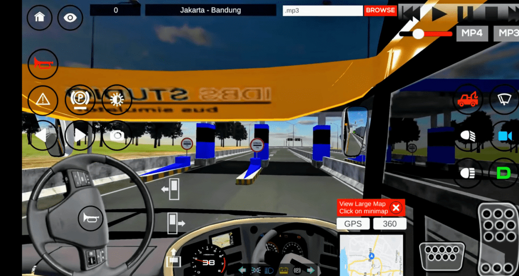 Interior game IDBS Bus Simulator