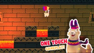 adventure llama game pixel art