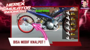 Game modif motor Herex Simulator Indonesia