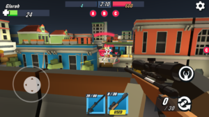 game fps pixel battle gun 3D
